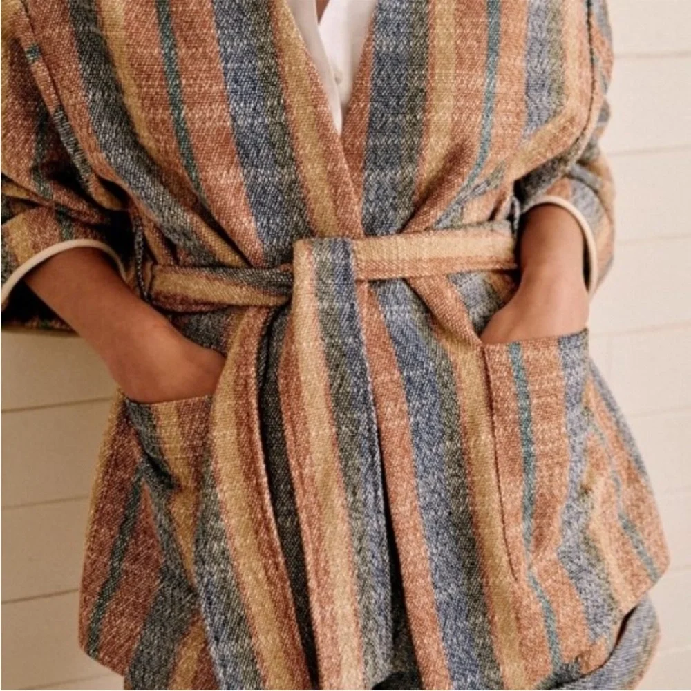 Sézane KARENA jacket size small gorgeous - Picture 4 of 10